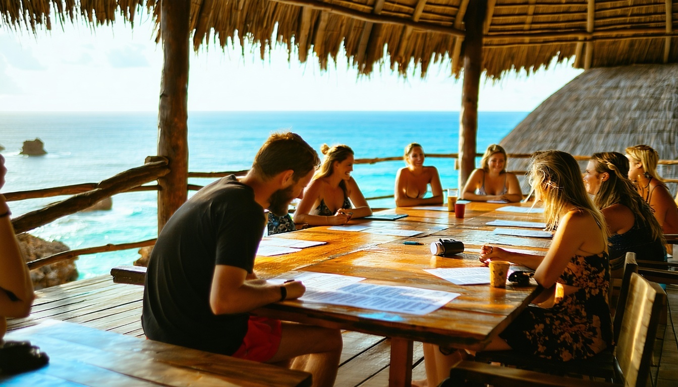 Custom travel itinerary planning session