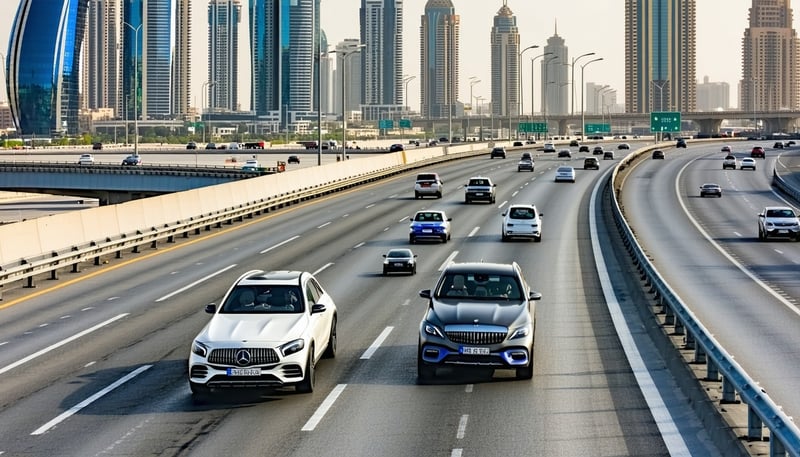 Dubai Road Pass Journey Travel services and vehicles